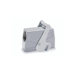 Capot 24B, Aluminium moulé sous pression, acier inoxydable, IP67, Sortie horizontale, M40